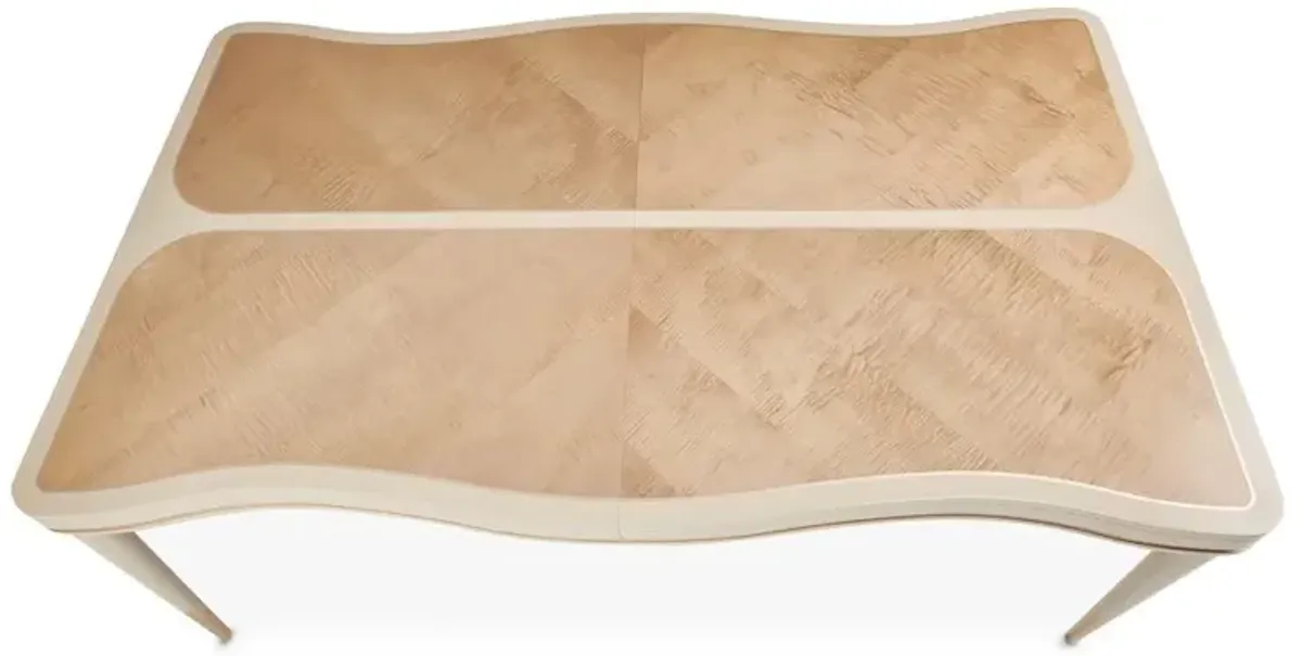 Michael Amini Malibu Crest Rectangular Dining Table - Blush