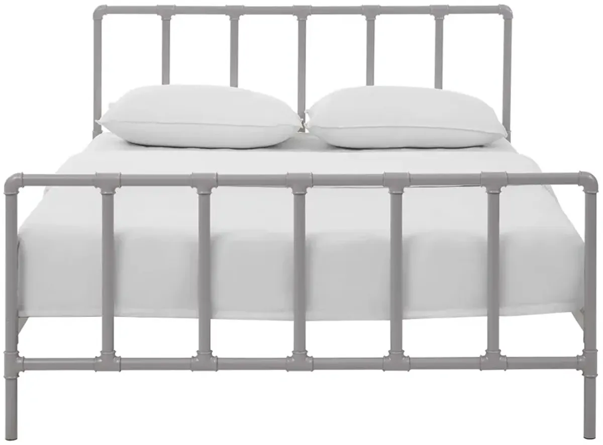 Modway - Dower Queen Stainless Steel Bed