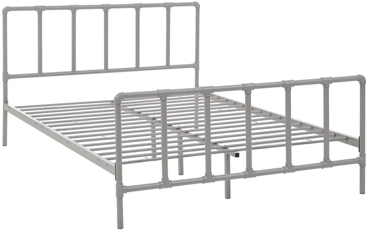 Modway - Dower Queen Stainless Steel Bed