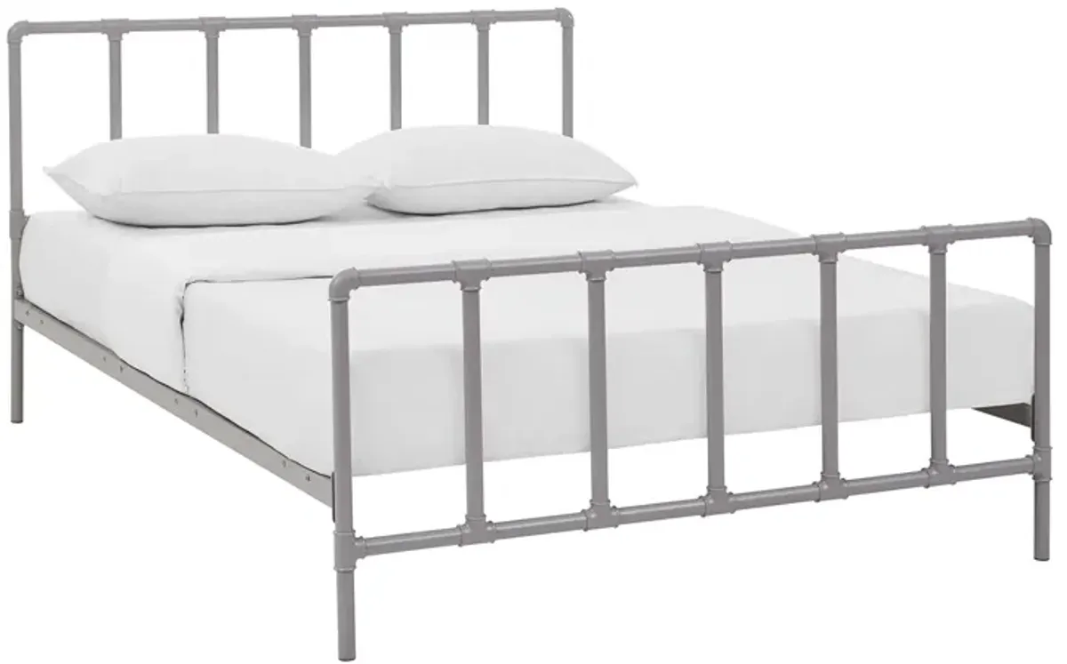 Modway - Dower Queen Stainless Steel Bed