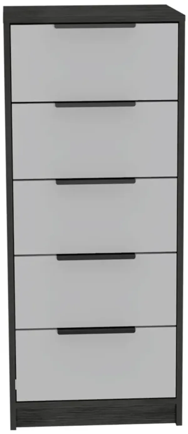 Cannon 5-Drawer Rectangle Dresser White