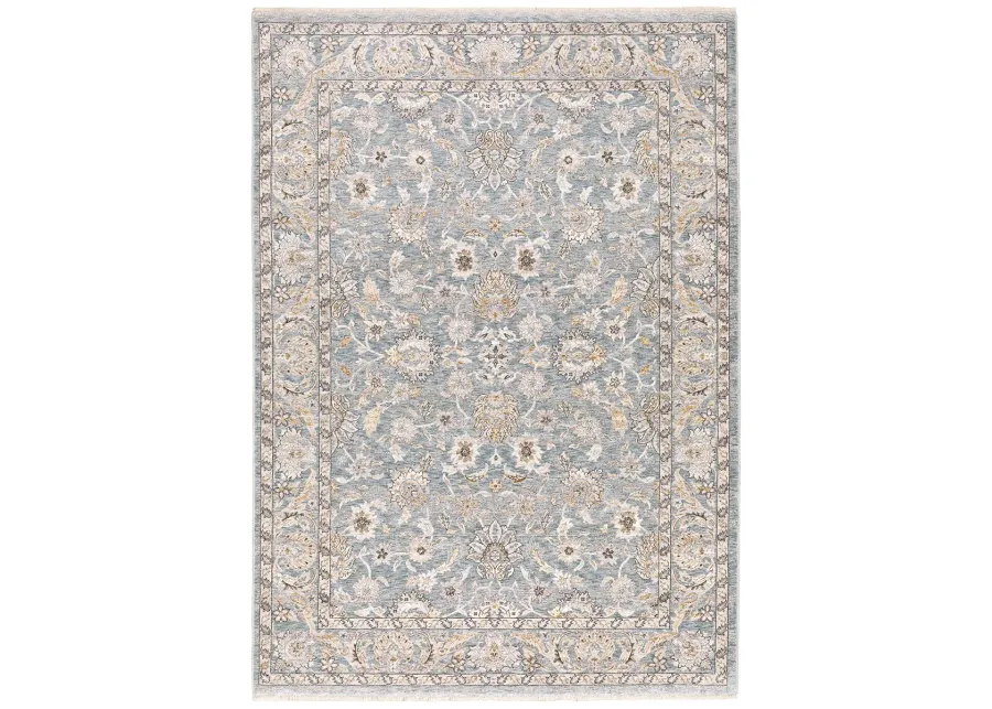 Maharaja 3'3" x 5' Blue Rug