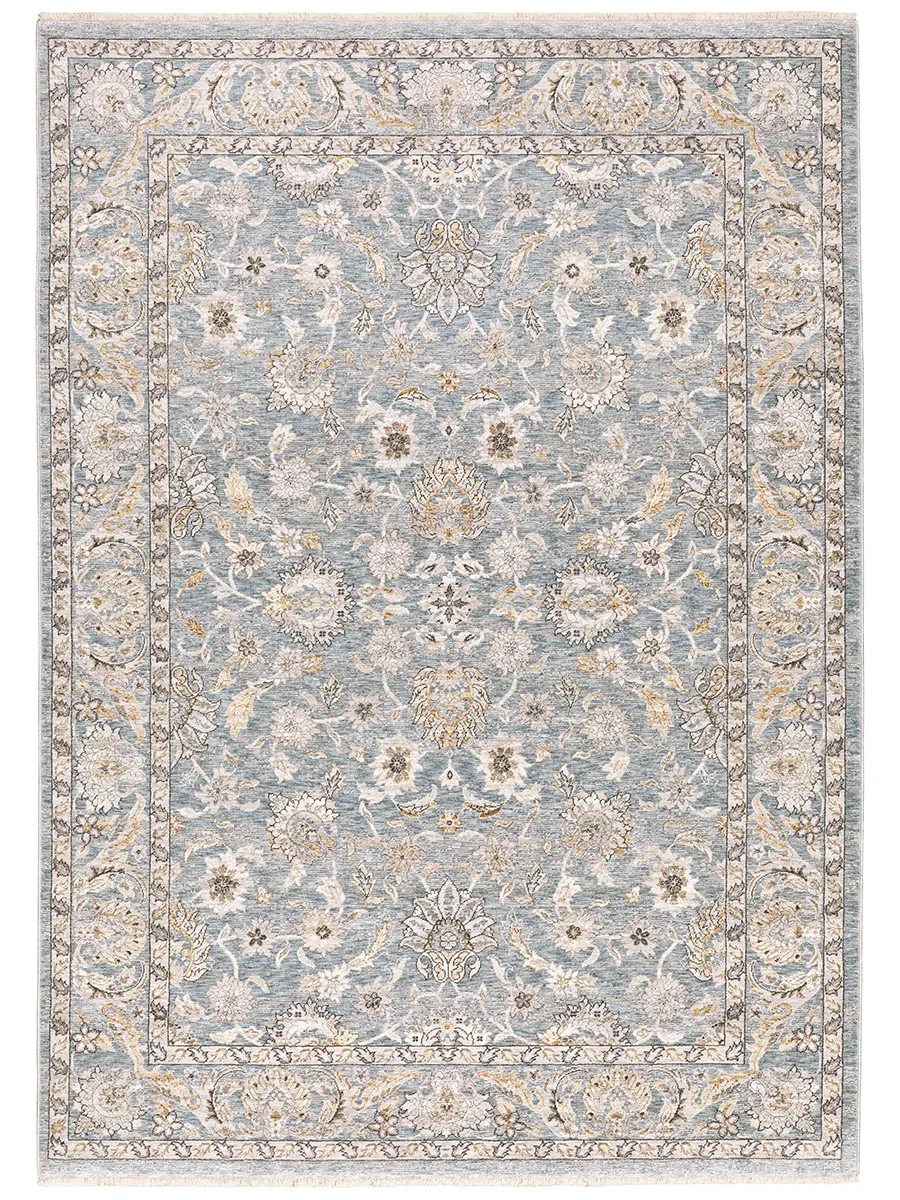 Maharaja 3'3" x 5' Blue Rug