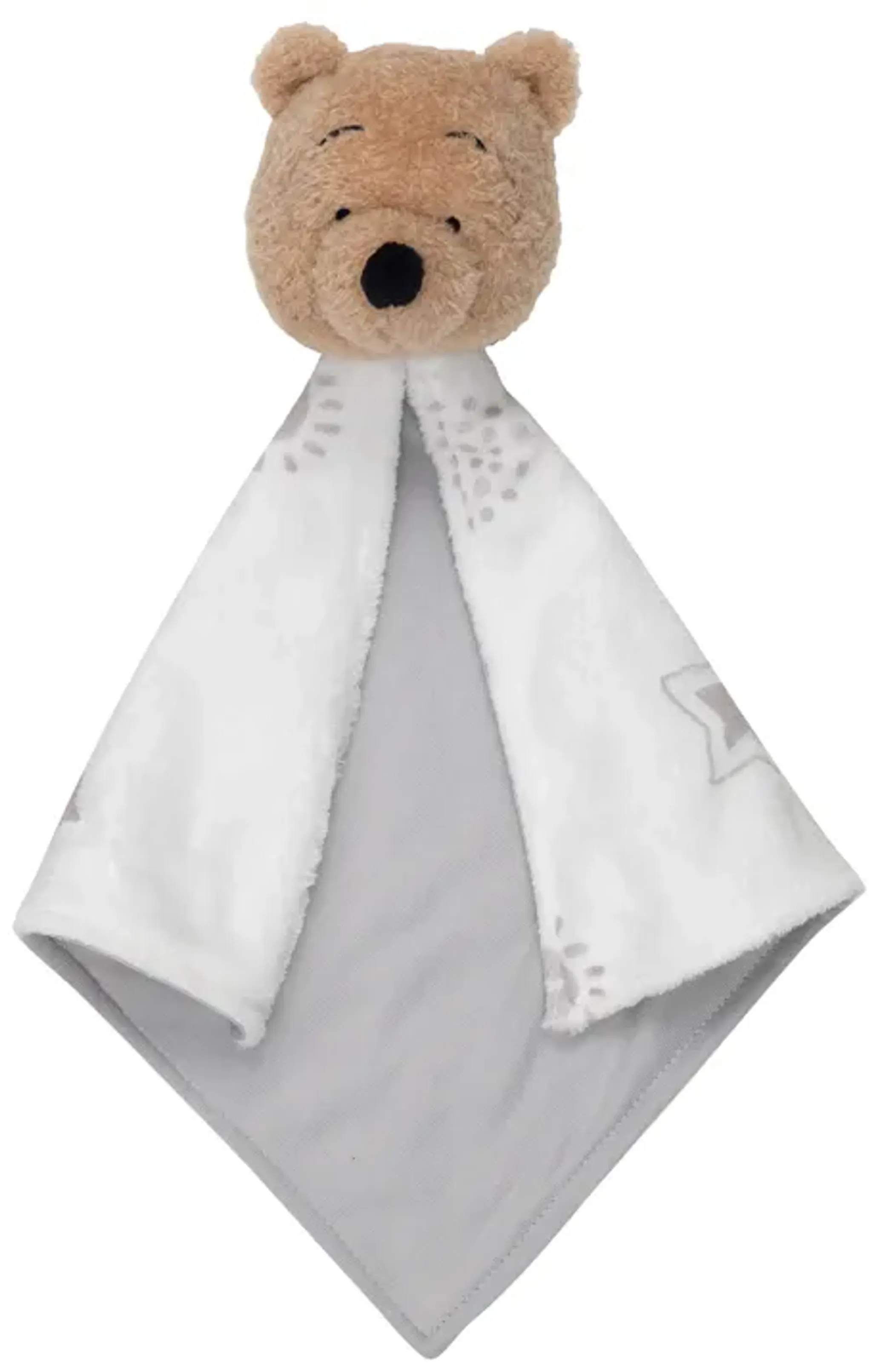 Lambs Ivy Disney Baby Winnie The Pooh Lovey Whitegray Security Blanket ...
