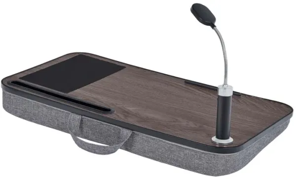 Teamson Home - Trapezi Laptop Desk with Built in LED Light