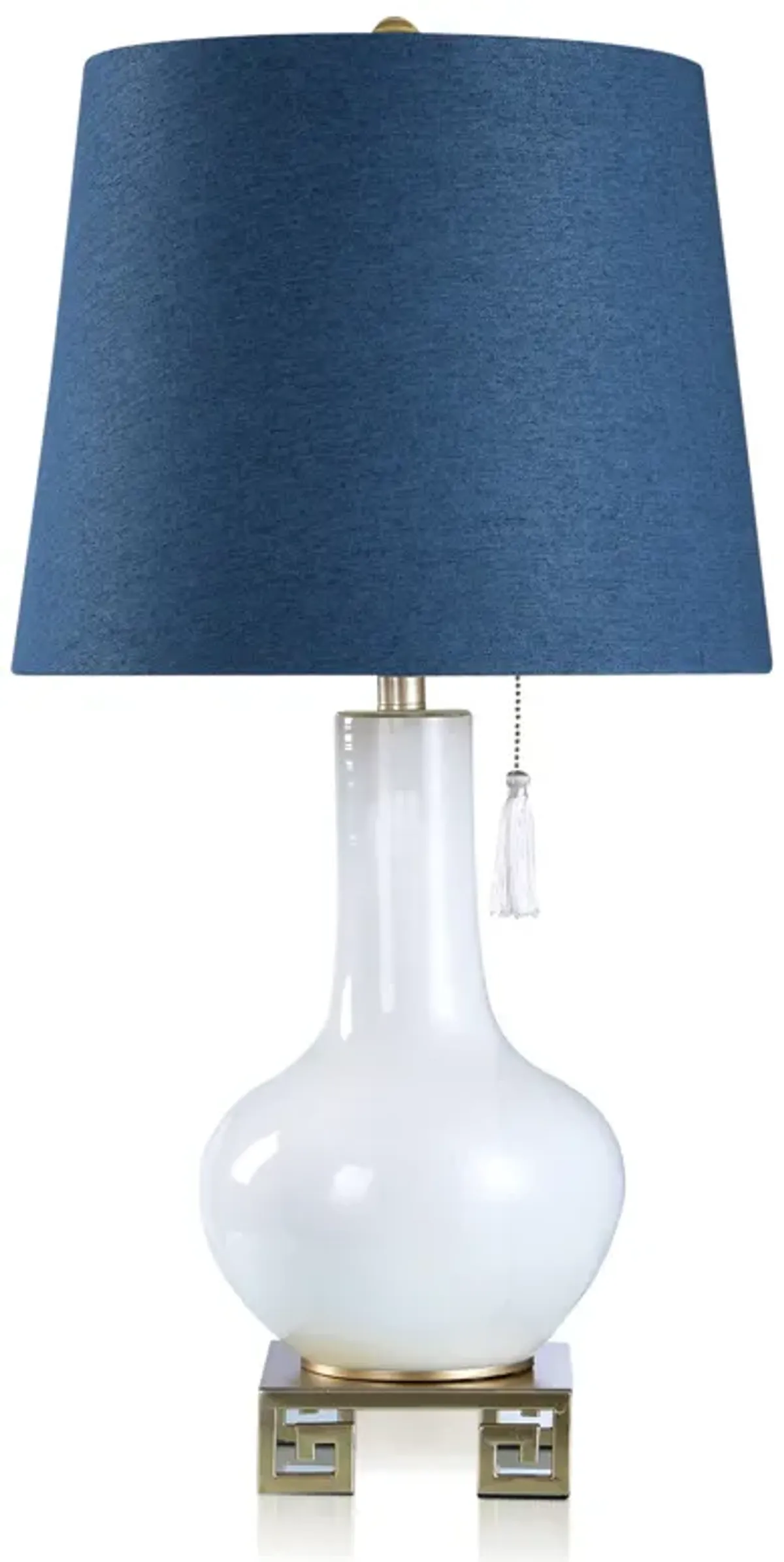 Glass Metal Table Lamp