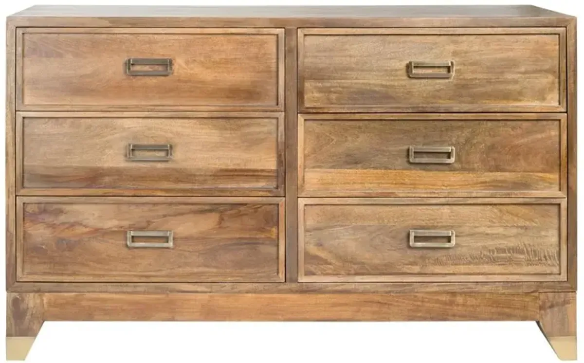 Everette Six Drawer Dresser