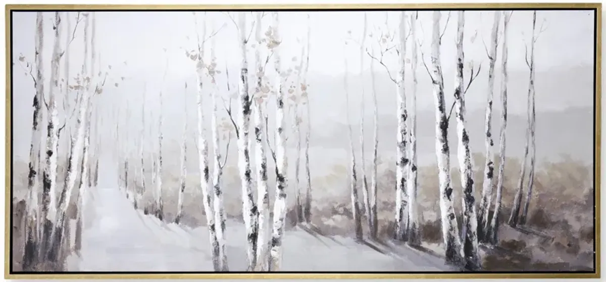 Snowy Grove Canvas