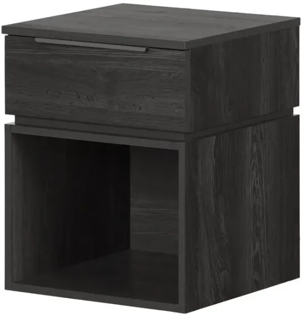 Hourra Nightstand, Gray Oak