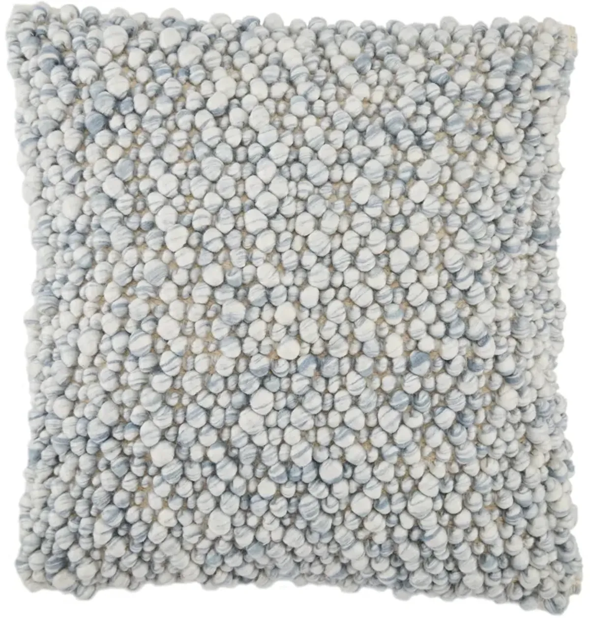 ANGORA 22x22 PILLOW POLYESTER - STONE