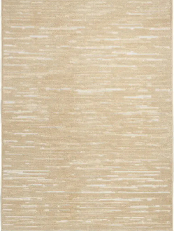 Care Free CAF04 Taupe 5'3" x 7' Rug
