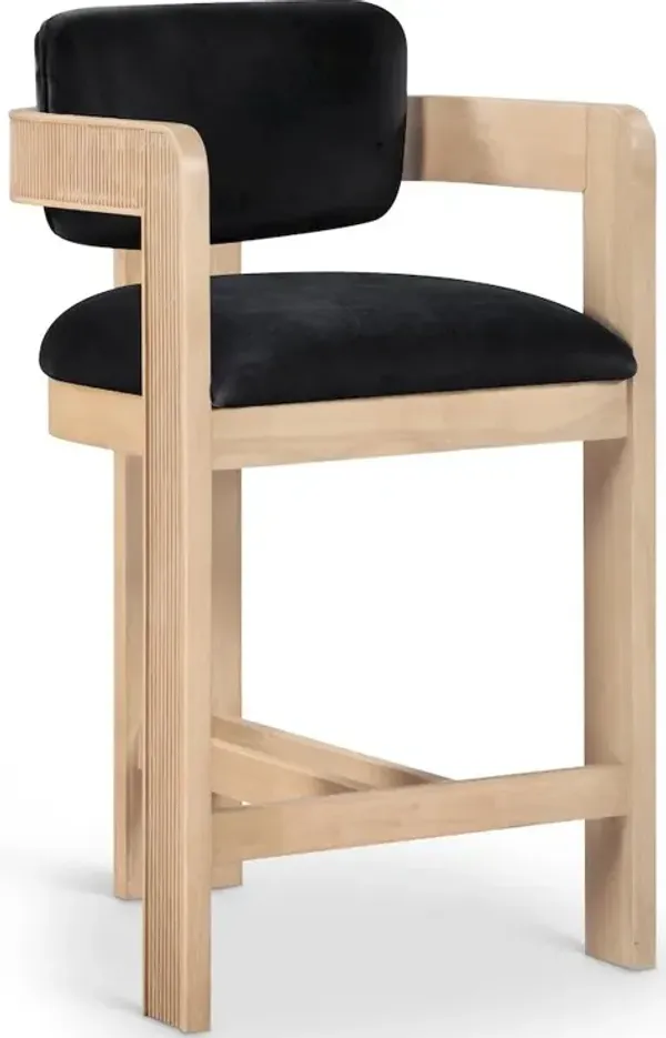 Meridian Furniture Sacha Velvet Stool