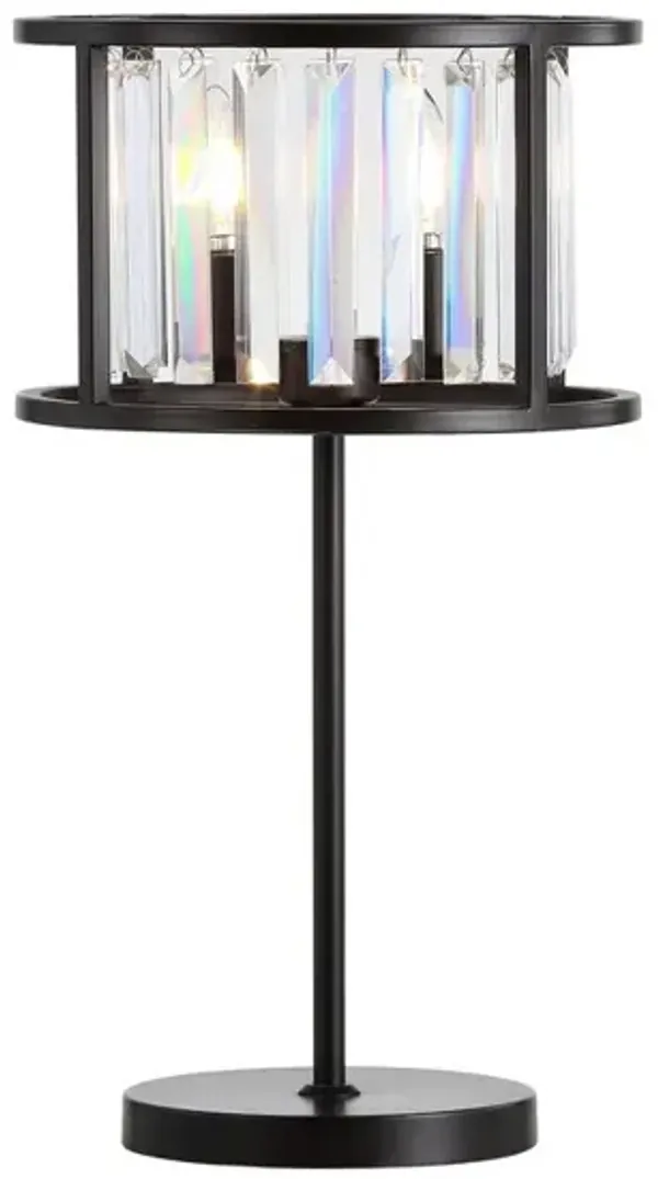Bevin Metal/Crystal LED Table Lamp
