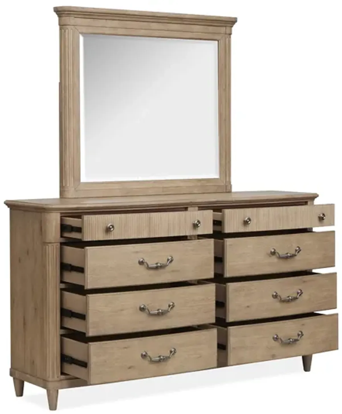 Hartford Heights Dresser & Mirror