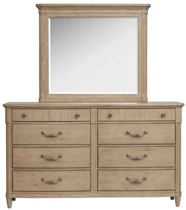 Hartford Heights Dresser & Mirror
