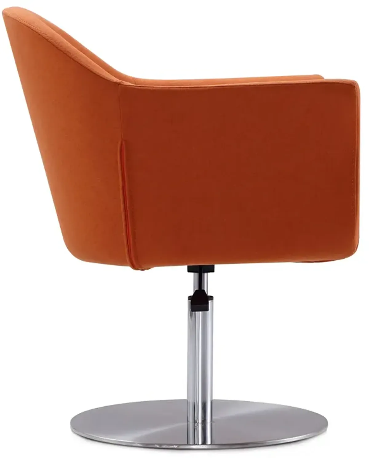 Voyager Orange Swivel Accent Chair
