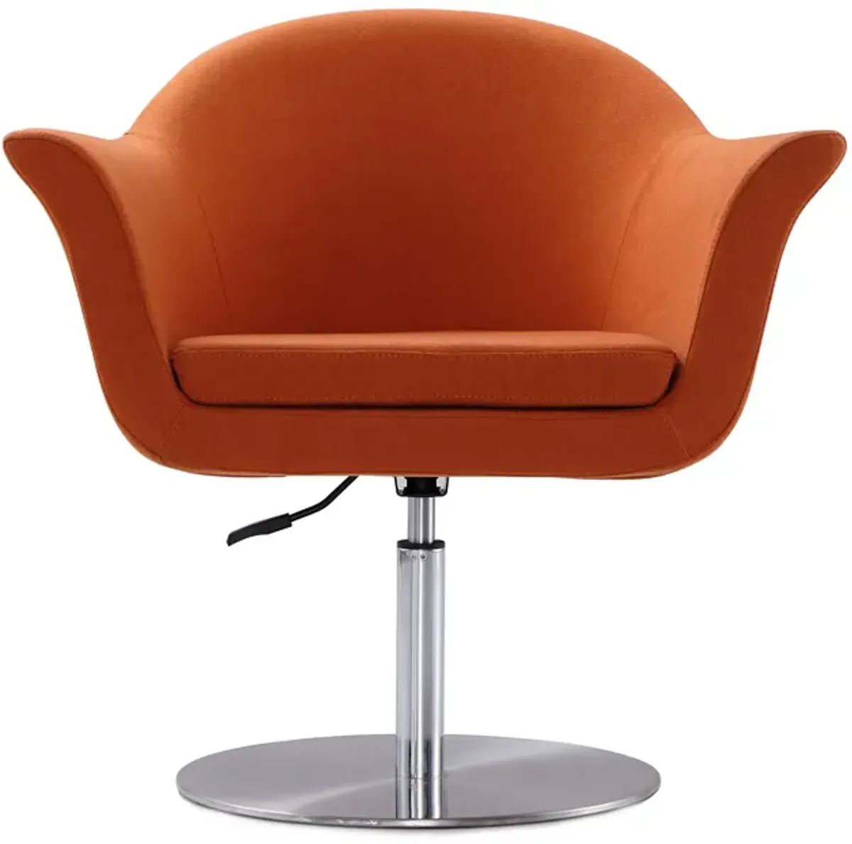 Voyager Orange Swivel Accent Chair
