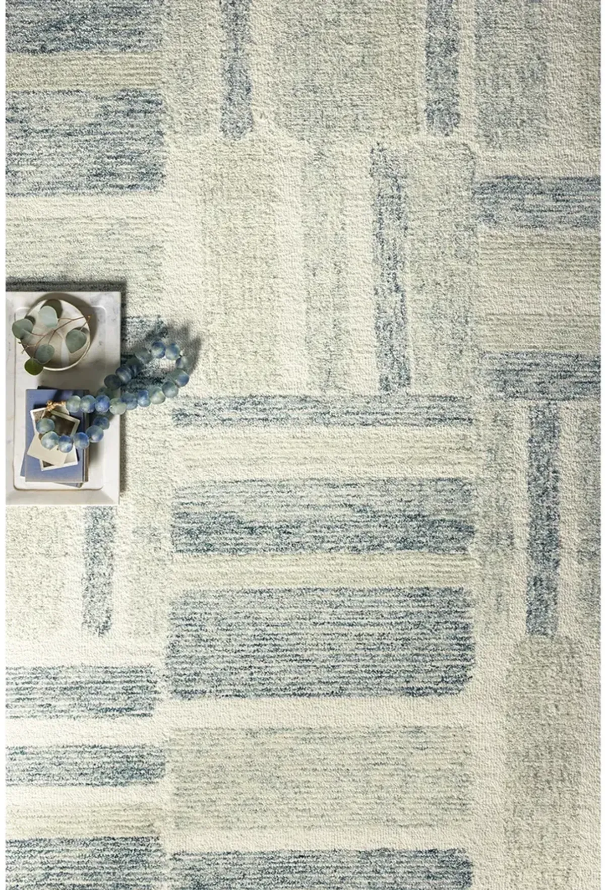 Milo MLO04 Aqua/Denim 5' x 7'6" Rug