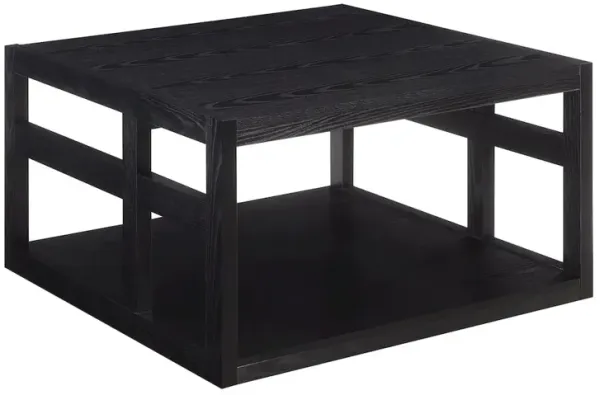 Convenience Concepts Monterey Square Coffee Table with Shelf