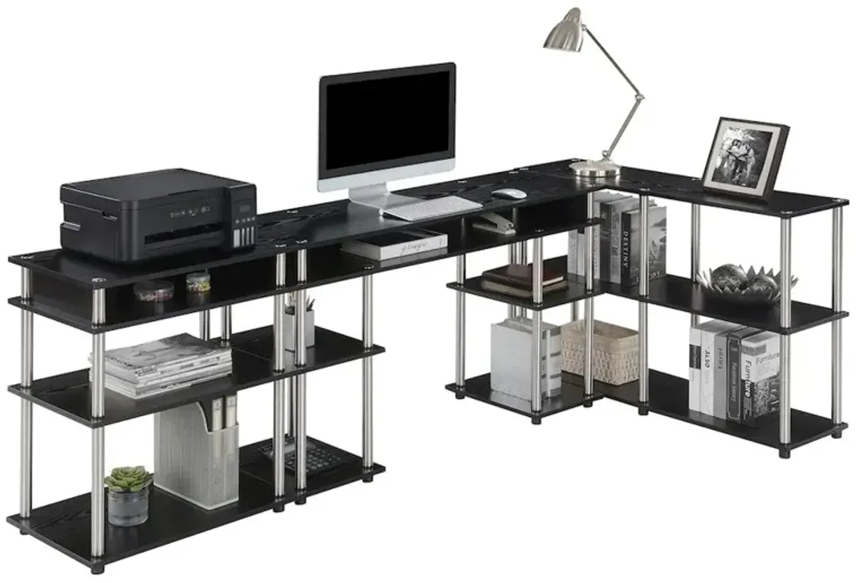 Convenience Concepts Designs2Go No Tools Desk, Printer Stand, and Console Table Set