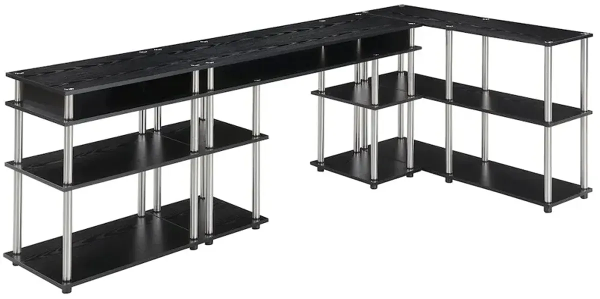 Convenience Concepts Designs2Go No Tools Desk, Printer Stand, and Console Table Set