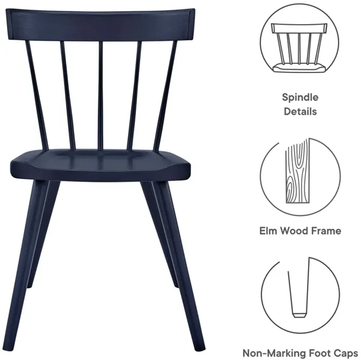 Sutter Wood Dining Side Chair