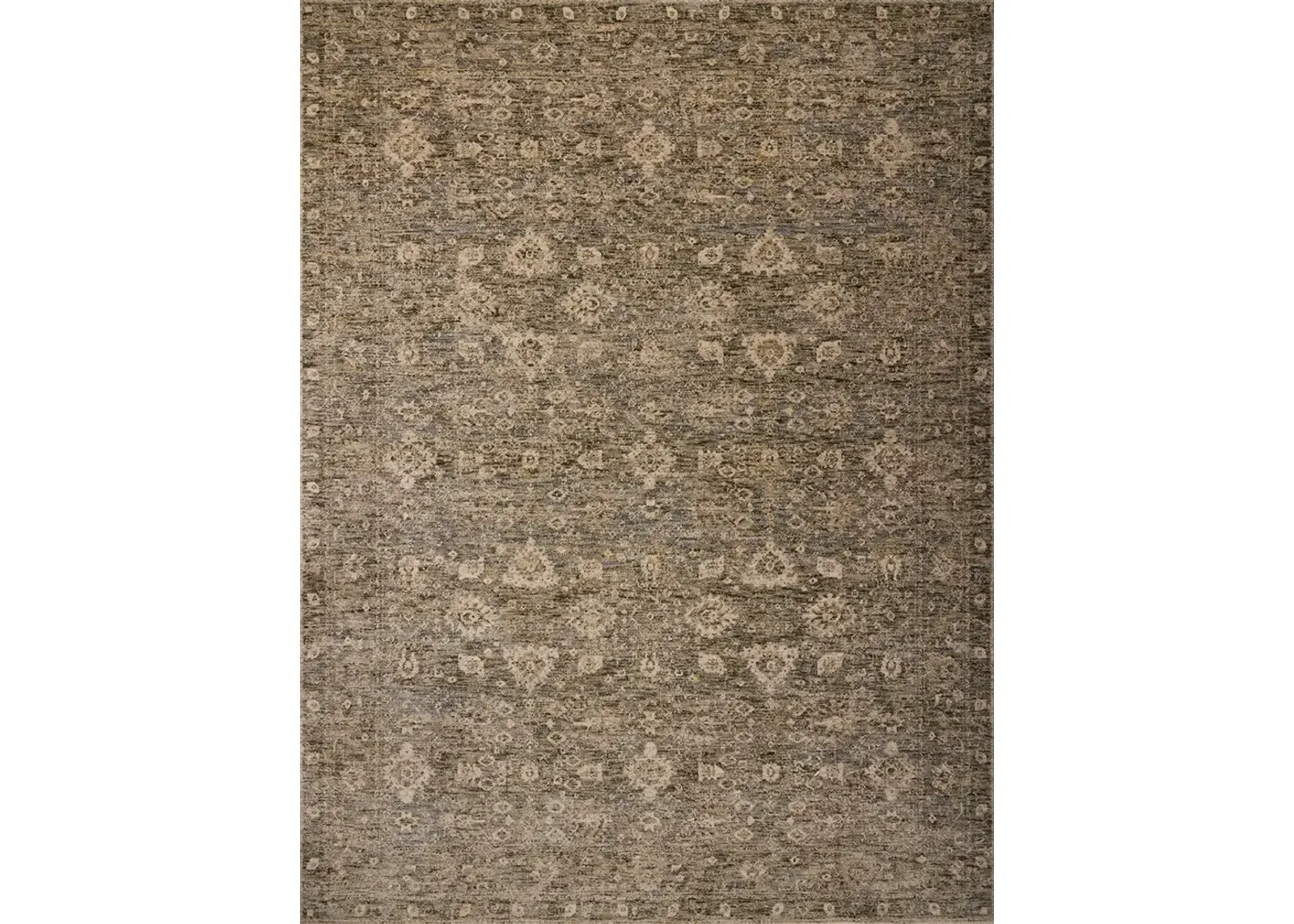 Junie Lagoon/Natural 5'3"x5'3" Round Rug