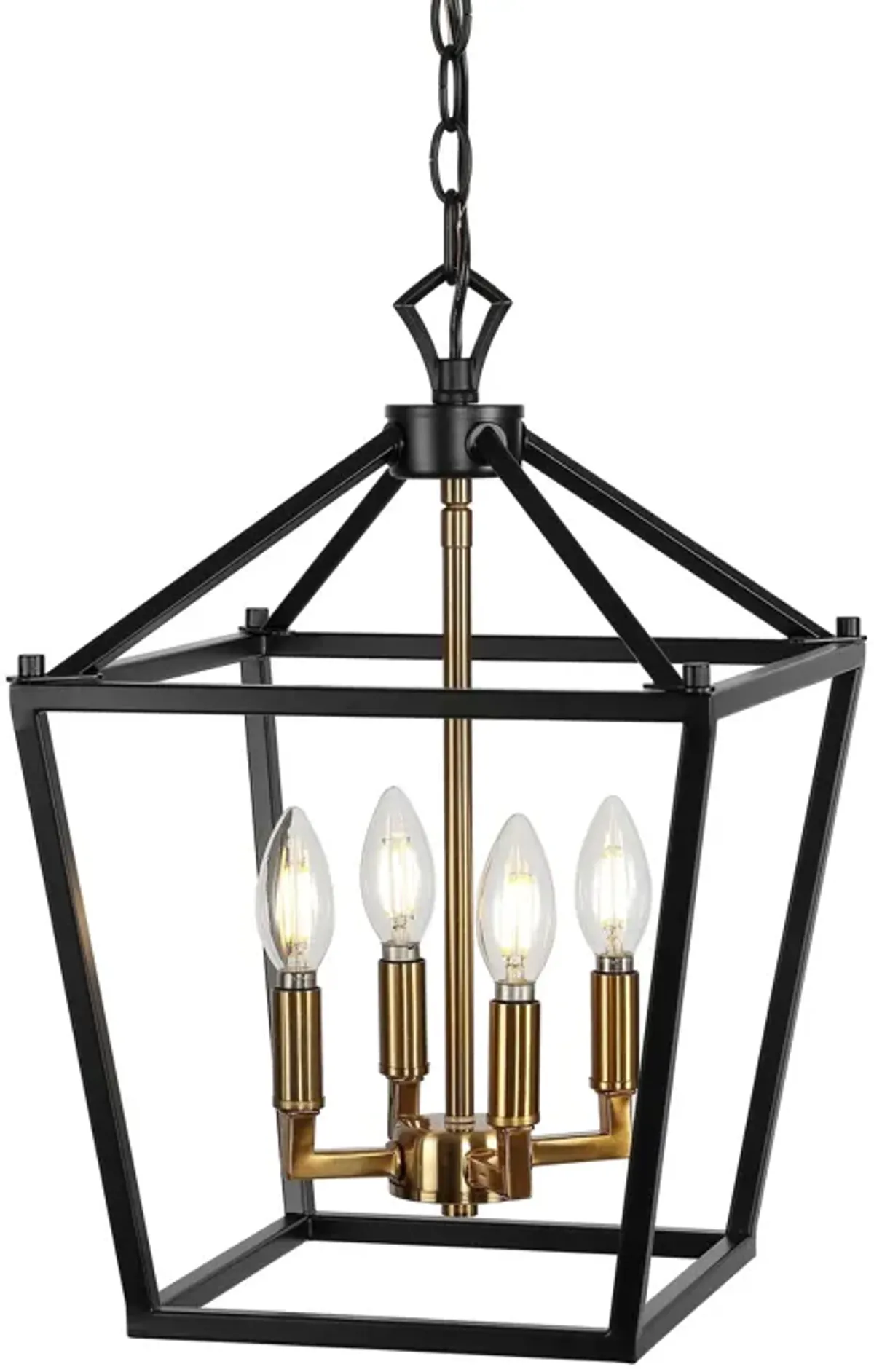 PagodaBulb Lantern Metal LED Pendant