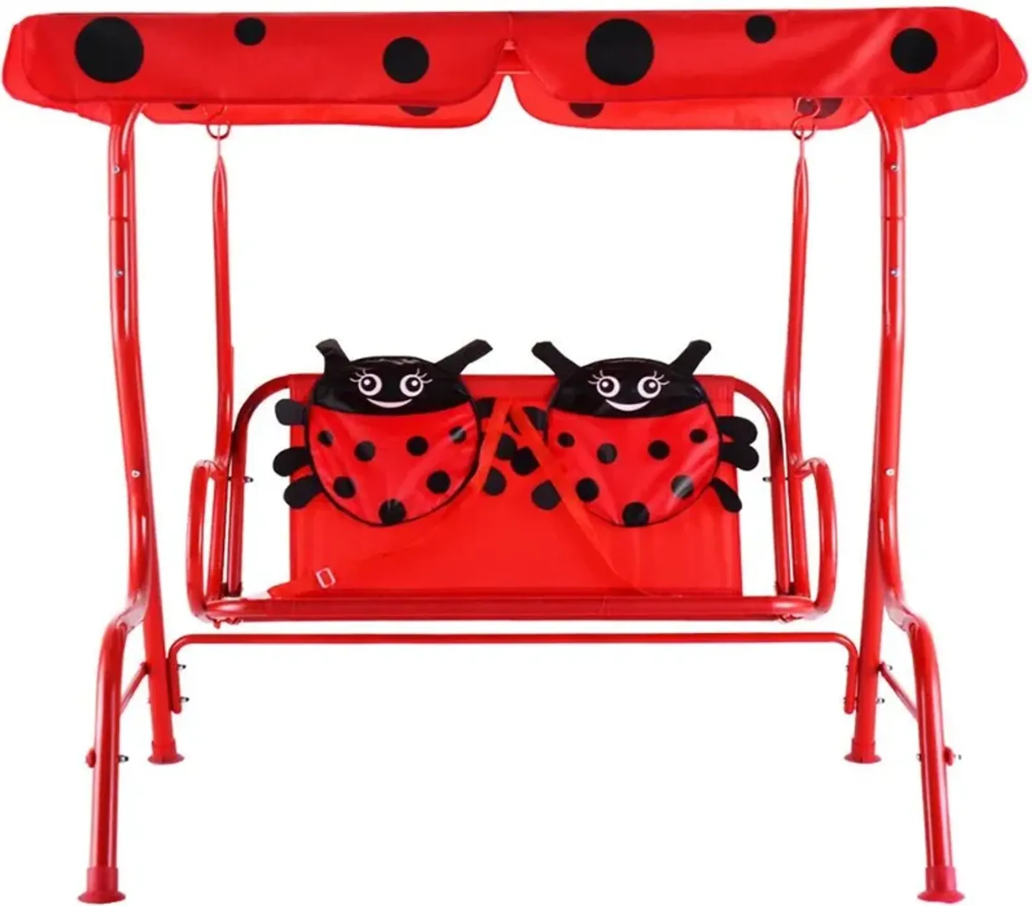 2 Person Kids Patio Swing Porch Bench With Canopy Mathis Home ...
