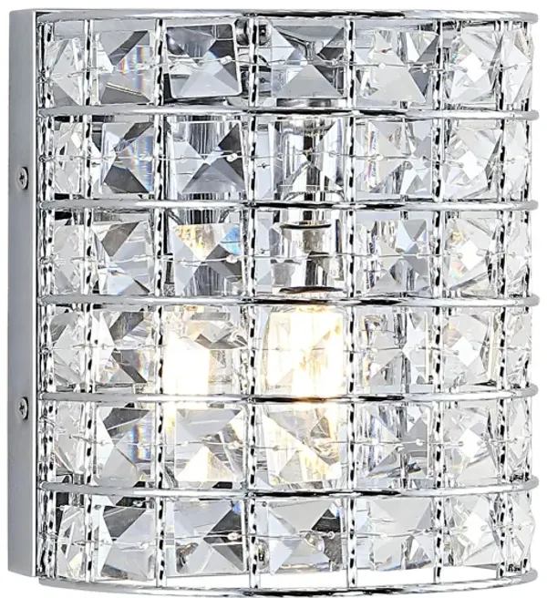 Clara Deco Metal/Crystal Classic Glam LED Vanity Light