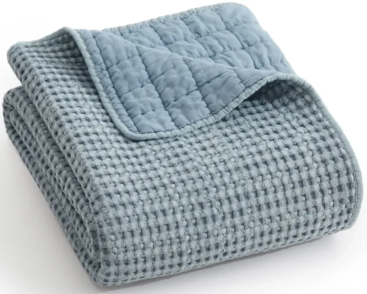 Mills Waffle Quilted Throw - Levtex Home