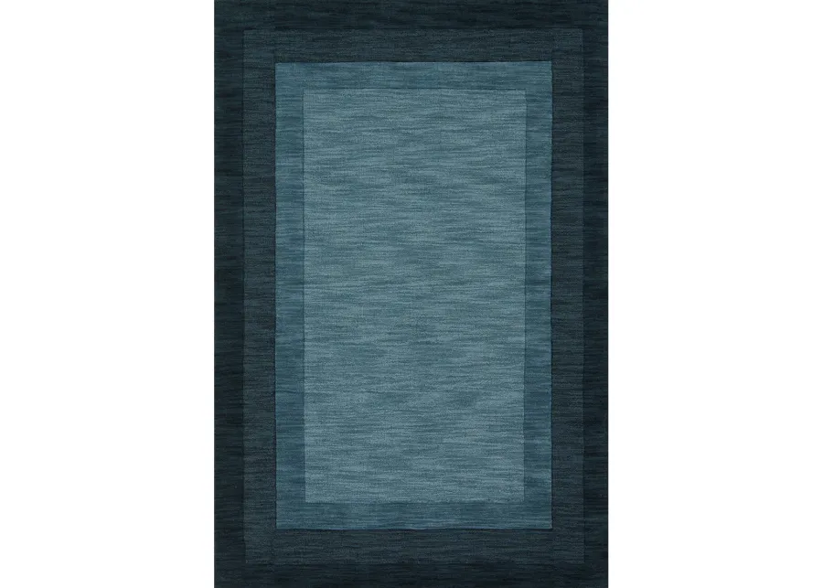 Hamilton HM01 Teal 7'10" x 11' Rug