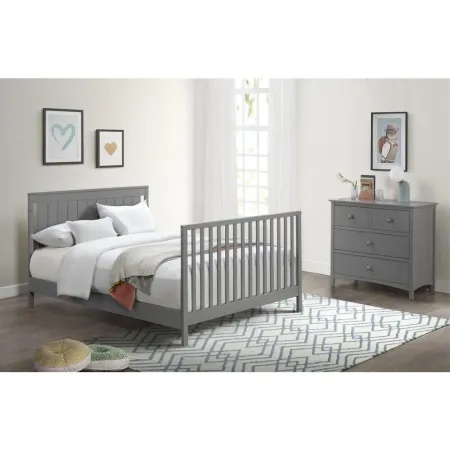 Oxford Baby Lazio Full Bed Conversion Kit Dove Gray