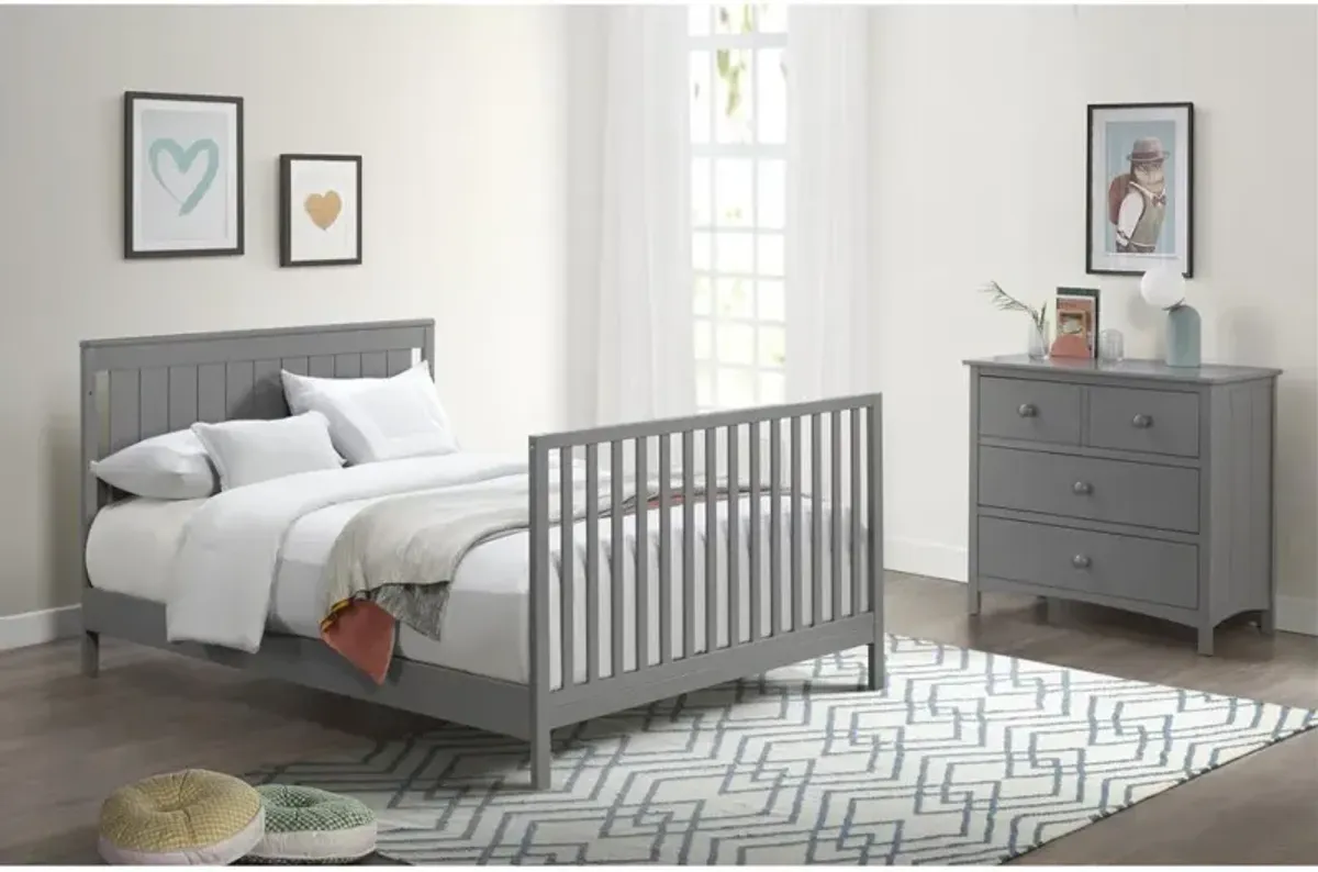 Oxford Baby Lazio Full Bed Conversion Kit Dove Gray