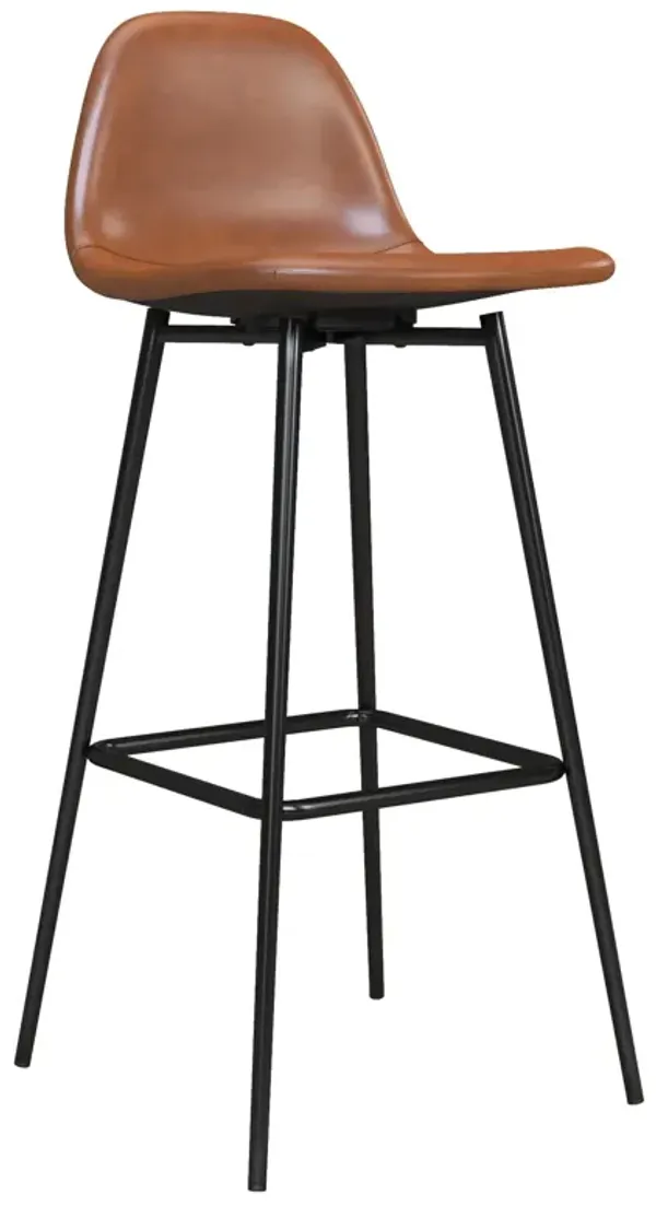 REALROOMS Brandon Upholstered Bar Stool