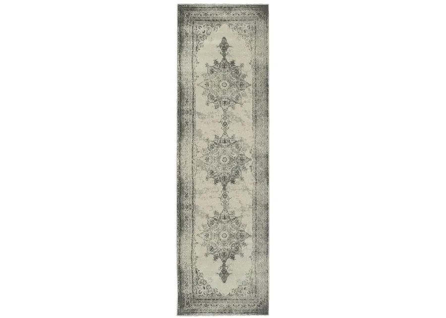 Richmond 2'3" x 7'6" Ivory Rug