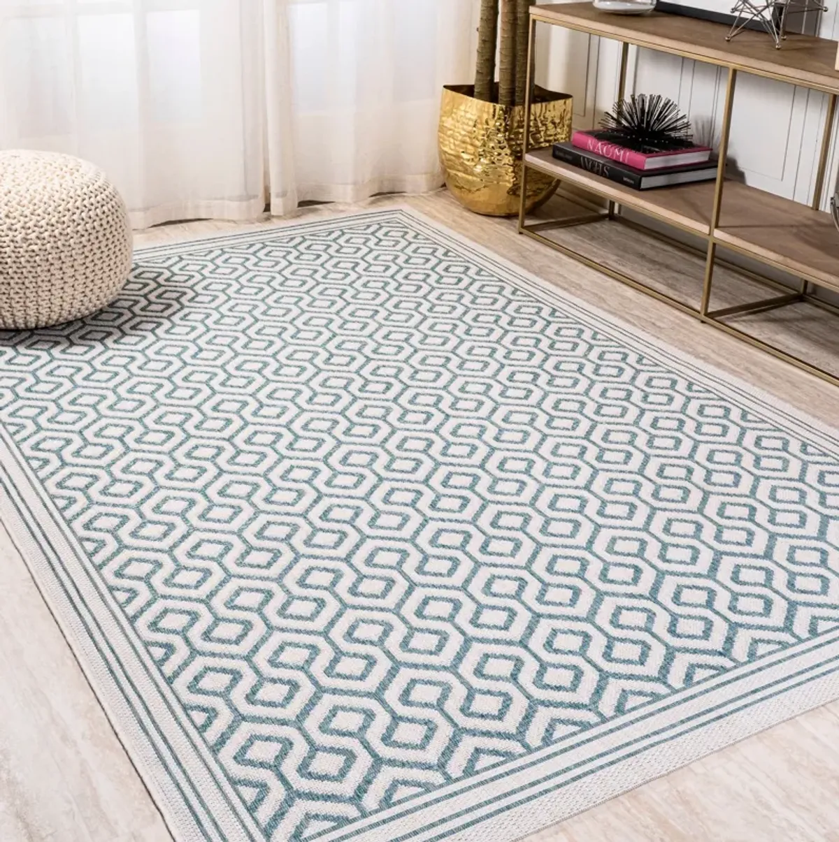 Marvao Diamond Trellis Indoor/Outdoor Area Rug