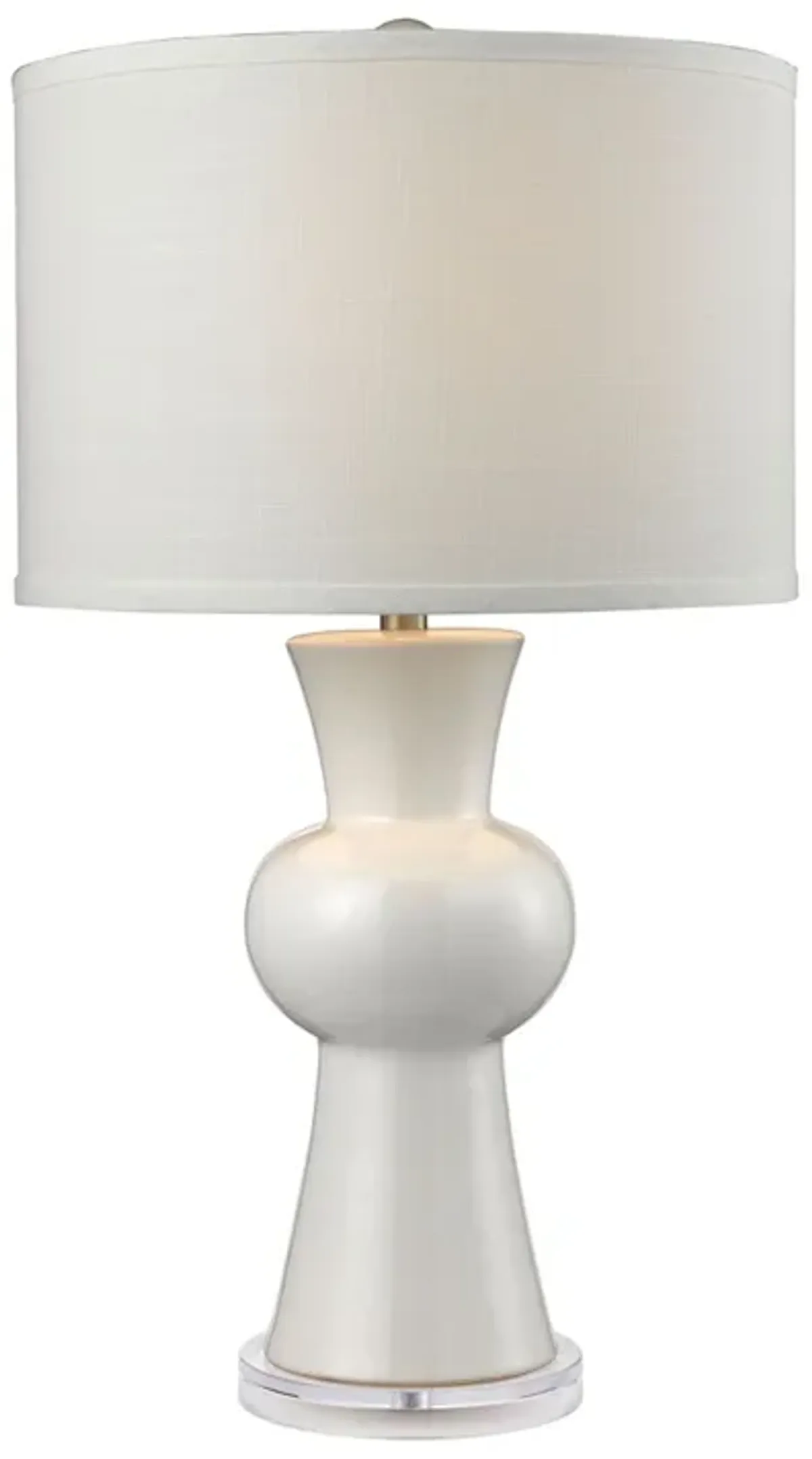 White Ceramic Table Lamp
