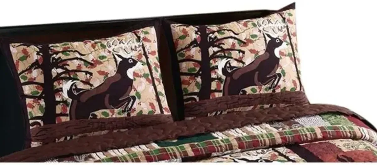 Greenland Home Fashion Whitetail Lodge Sham - Standard 20x26", Multi