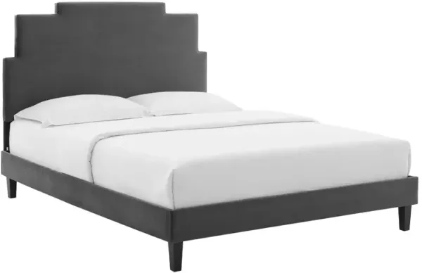 Modway - Lindsey Performance Velvet King Platform Bed