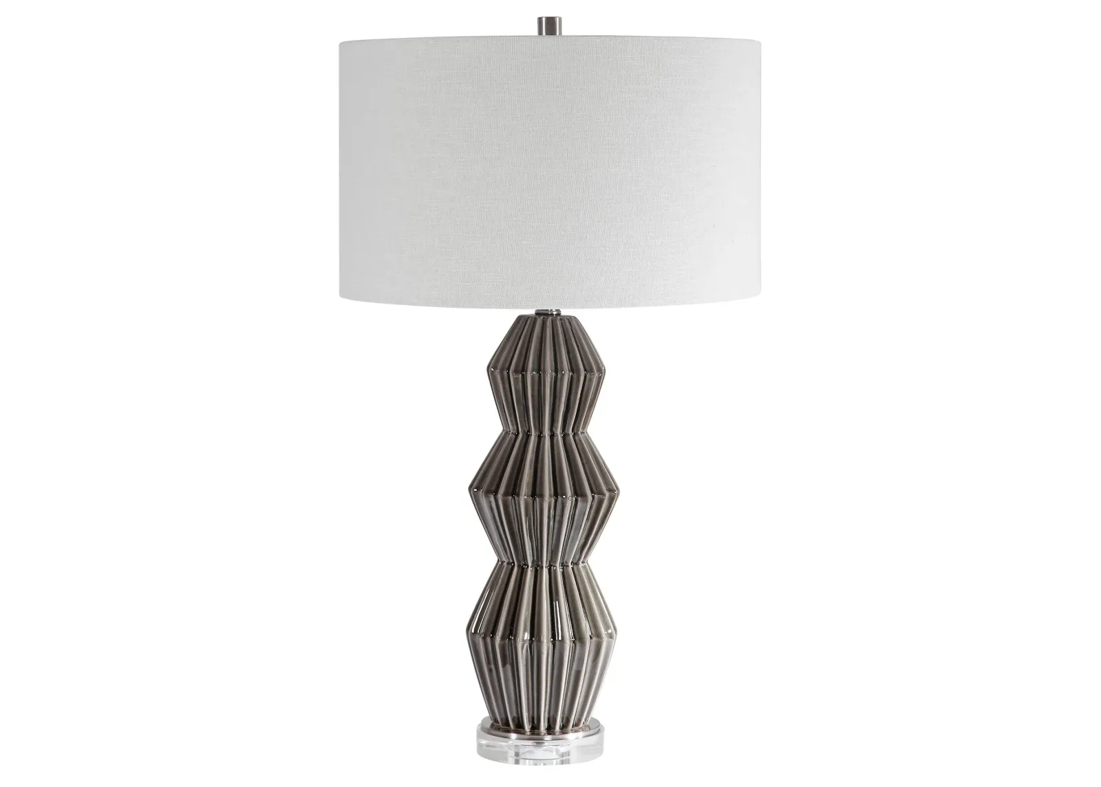 Uttermost Maxime Smokey Gray Table Lamp