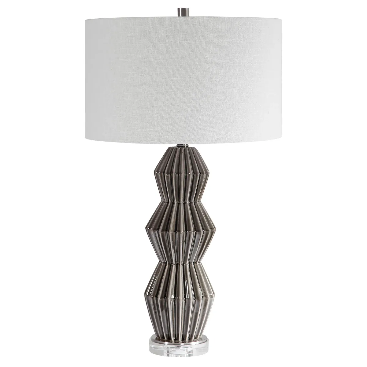 Uttermost Maxime Smokey Gray Table Lamp