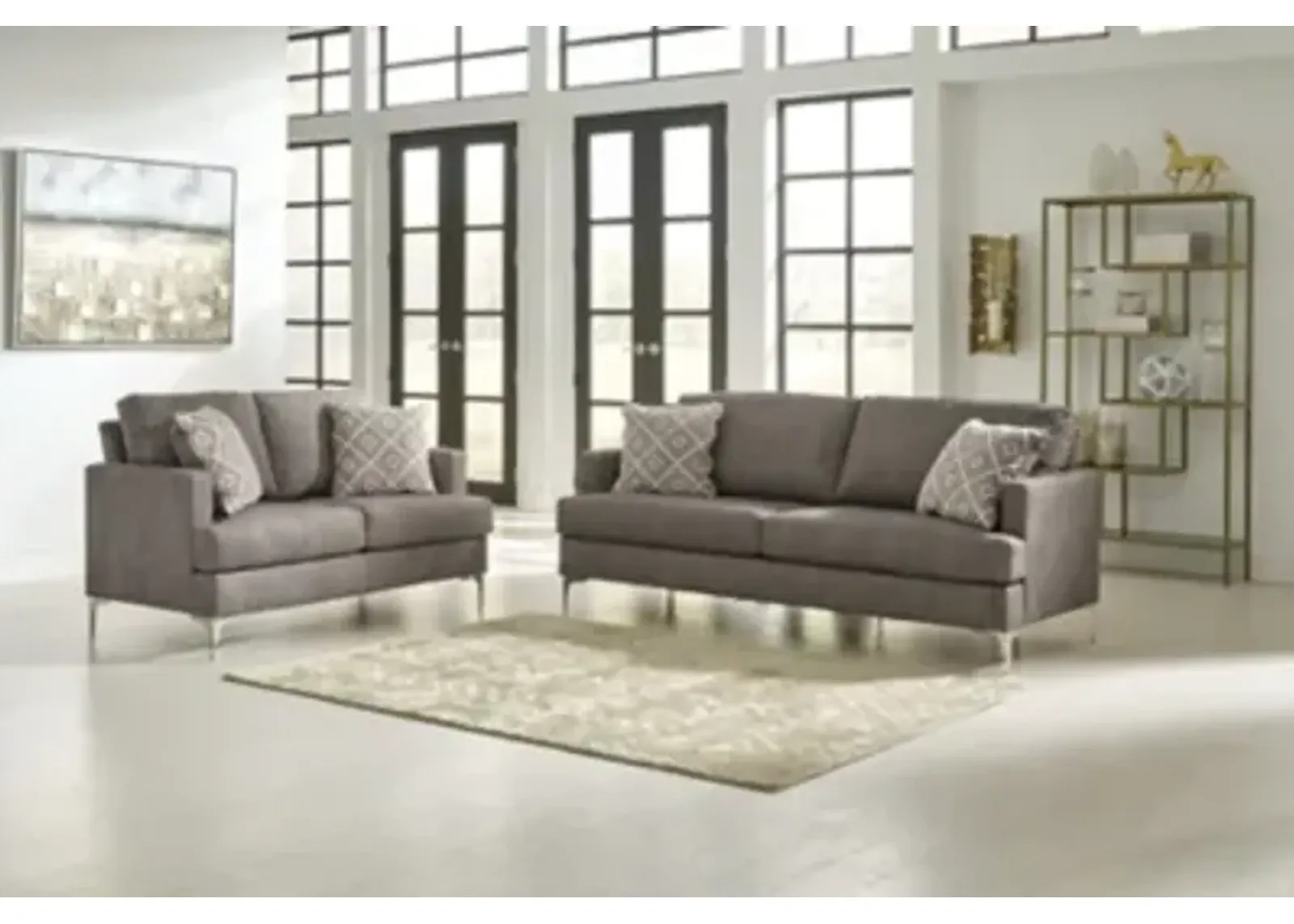 Arcola Sofa and Loveseat