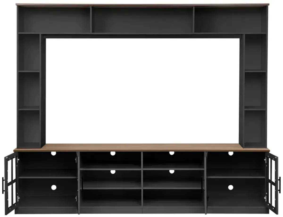Merax Wall Unit Entertainment Center TV Stand