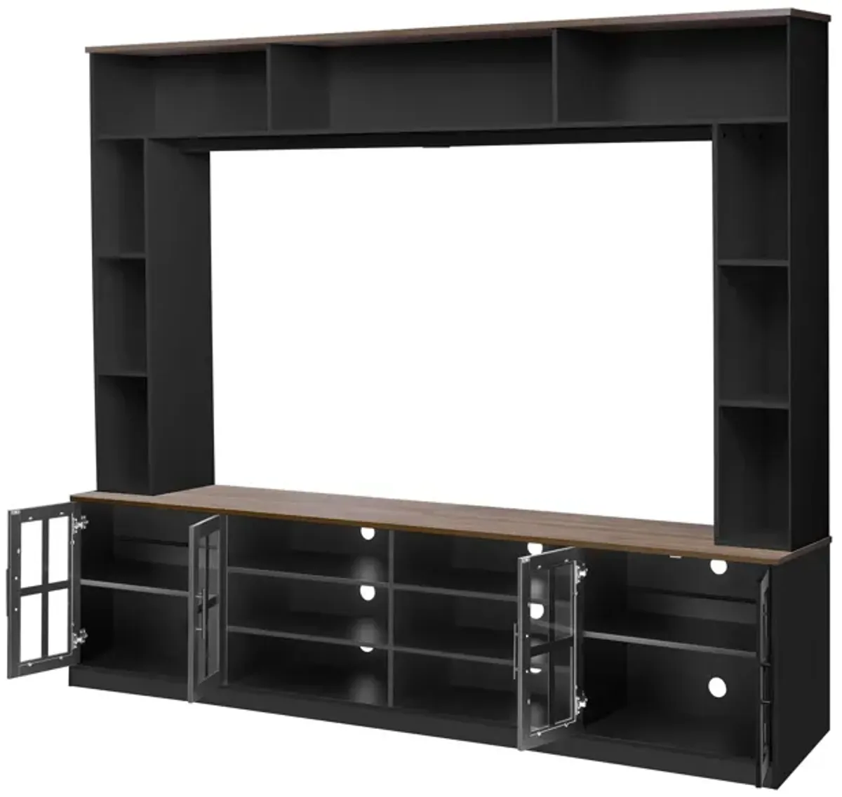 Merax Wall Unit Entertainment Center TV Stand