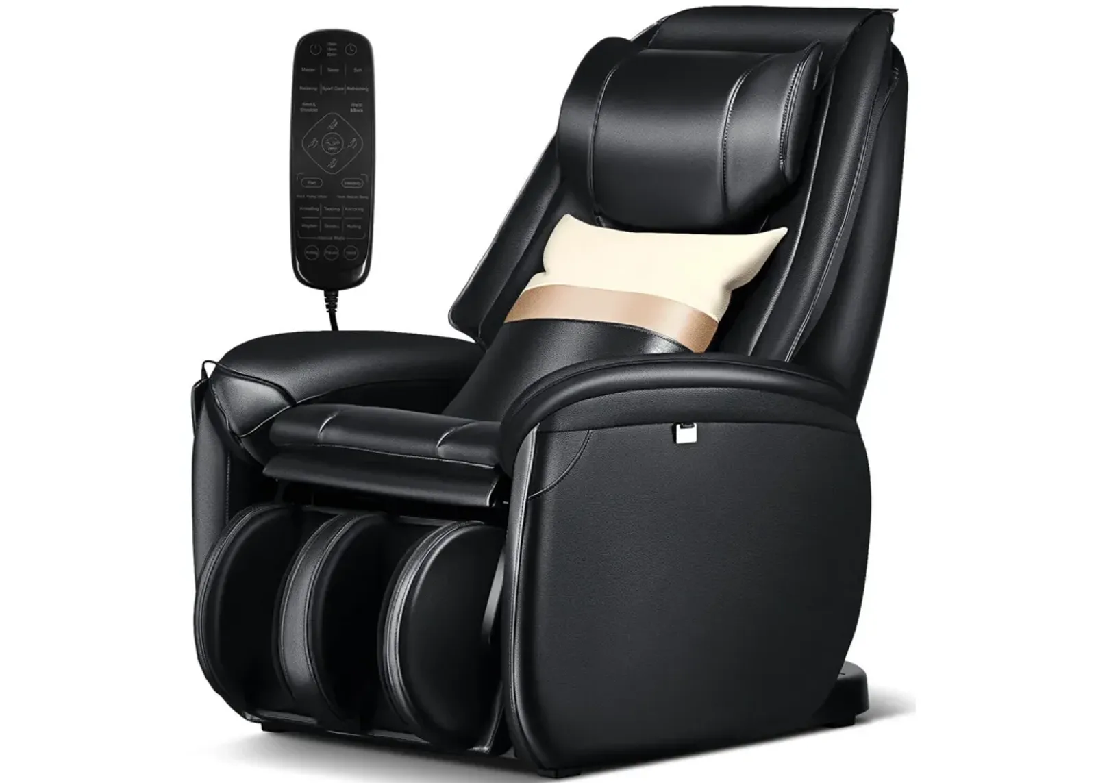 Soothe 26 - Full Body Zero Gravity Massage Chair with Pillow-Black