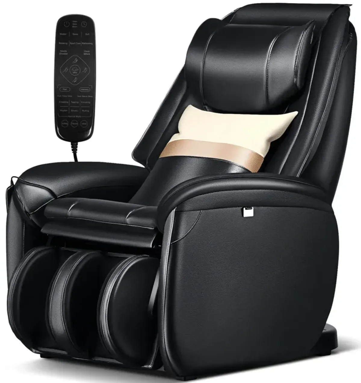 Soothe 26 - Full Body Zero Gravity Massage Chair with Pillow-Black