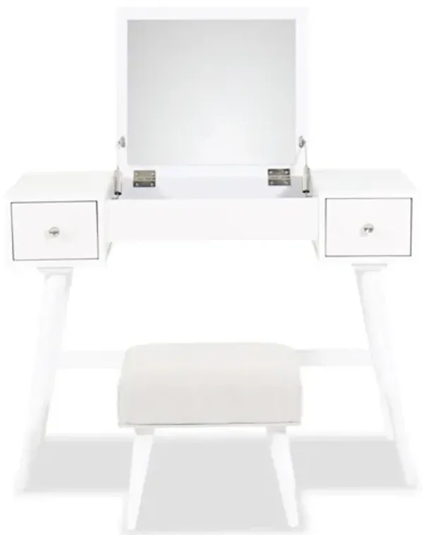 Thadamere Vanity Table and Stool