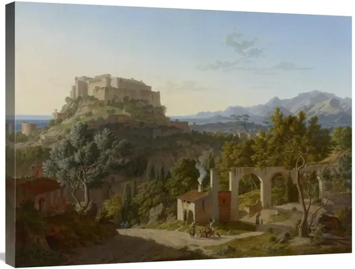 Landscape with the Castle of Massa di Carrara-Canvas Art-32x24