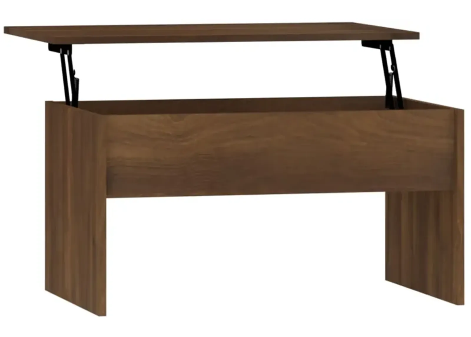 vidaXL Coffee Table Brown Oak 31.5"x19.9"x16.3" Engineered Wood